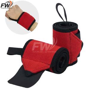 Vente flash : Bandes de maintien pour poignets en nylon personnalisées avec logo, pour entraînement fitness, musculation et haltérophilie. - Product Image 4