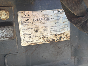 Miniexcavadora hidráulica compacta diésel ZX38U-6 2023 de 1000 toneladas para excavación de zanjas en Texas - Product Image 3