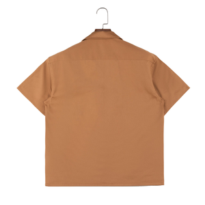 เสื้อเชิ้ตผู้ชายแขนสั้น คอปก ผ้าเนื้อเดียว ระบายอากาศได้ดี กันยับ เป็นมิตรกับสิ่งแวดล้อม แห้งเร็ว ยั่งยืน ผลิตจากผ้าออร์แกนิค 100% - Product Image 3