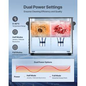 Professional 3L Ultrasonic <b>Cleaner</b> Machine Knob Control Stainless Steel Basket for Cleaning <b>Watches</b> Coins More Commercial Use - Product Image 5