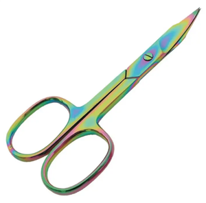 Ciseaux cosmétiques en acier inoxydable pour sourcils, outil de beauté pour cils, outil de maquillage pour soins des ongles, outils de manucure avec pointe de lame tranchante - Product Image 1