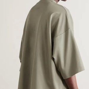 T-shirts pour hommes en coton 100% de haute qualité, surdimensionnés, avec broderie personnalisée, vente en gros - Product Image 6