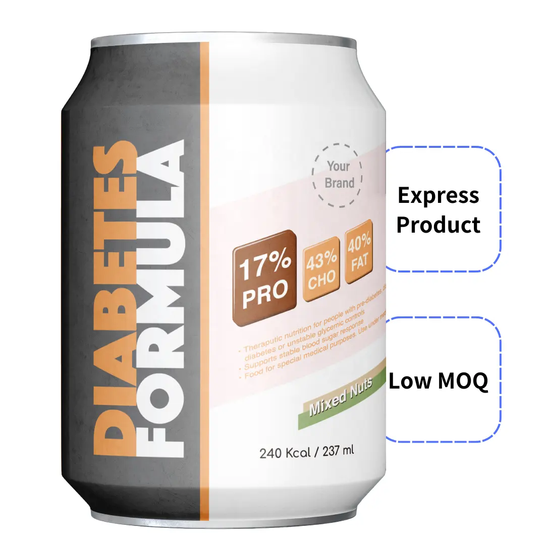 [Produtos expresso de baixo MOQ] Suplementos nutricionais de alta qualidade para vitalidade líquida em latas de metal fórmula Di ab