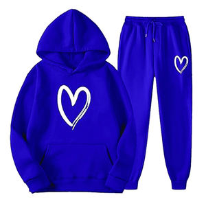Venta al por mayor personalizar niños 2 piezas chándal conjuntos Sudadera con capucha y pantalones de chándal Jogger conjunto de ropa para niños - Product Image 1