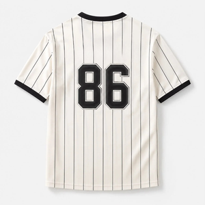 Camiseta de Béisbol Personalizada con Logotipo OEM ODM, Degradado Negro y Rosa, Sublimada, de Poliéster Transpirable, Opciones de Tallas Grandes Disponibles - Product Image 2