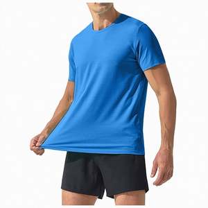 T-shirts pour hommes en gros, directement de l'usine, OEM, logo personnalisé, col rond, décontractés, été, classiques, basiques, écologiques, 100% coton - Product Image 5