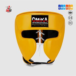 Best Protection Performance Customized Color Size Comfortable Durable MMA Leather Kick Boxing <b>Training</b> <b>Head</b> Guard for Men - Product Image 1