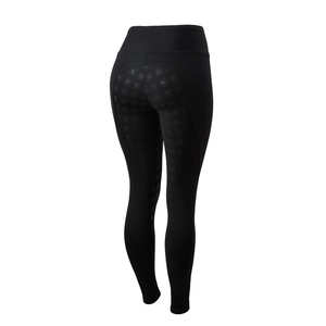 Leggings d'équitation pour femmes avec grip en silicone, taille haute, extensibles, respirants, pour l'entraînement - Product Image 1