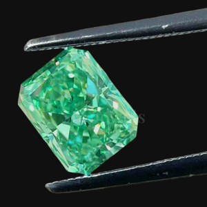 Diamante Cultivado en Laboratorio con Corte Radiante Verde Certificado por IGI, DEF VVS VS HPHT CVD, Piedra Suelta de 1CT 2CT 3CT 4CT para Joyería - Product Image 3