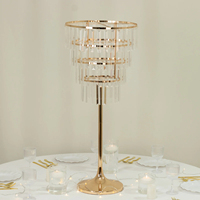 Ornement de centre de table en cristal de qualité supérieure pour réception de mariage et banquet