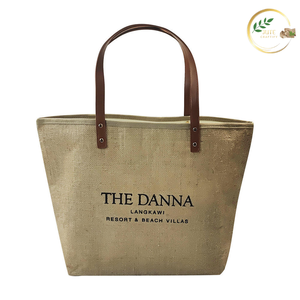 Elegante Bolso de Yute para Mujer con Asa Resistente, Bolso de Mano Ecológico - Product Image 2