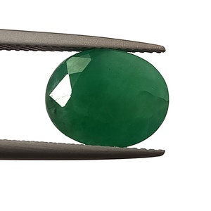 Esmeralda Zambiana Natural, Corte Ovalado, Opaca, 5.0 Ct, Gema Suelta Facetada - Product Image 4