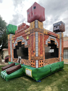 Vente flash - Château gonflable sur le thème de <span class=keywords><strong>Minecraft</strong></span> - Bouncer personnalisé pour location de fête - Product Image 3