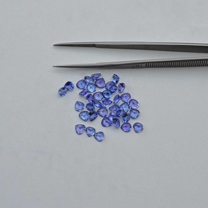 แหวนพลอยแทนซาไนต์ธรรมชาติ3มม. ทรงหัวใจพลอยเจียระไนแบบไม่ร้อนสีฟ้าแทนซาเนีย - Product Image 2