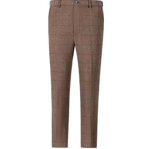 Pantalones de Vestir de Alta Calidad para Hombre, Corte Slim, Anti-Pilling, Transpirables, Cintura Media, Bolsillos Laterales, OEM - Product Image 1