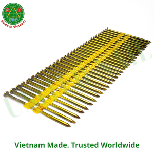 3 inch Plastic <b>Strip</b> Framing <b>Nails</b> for Wood Screw/Ring/Smooth Shank Custom Size From Vietnam Factory | Clavos en tira plástica - Product Image 1