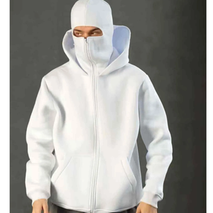 Sudadera con Capucha Extra Grande Personalizada, de Algodón Grueso y Pesado, Estilo Francés, con Hombros Caídos, 500 g/m², Impresión Serigrafiada - Product Image 2