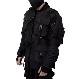 <b>men</b> techwear <b>jacket</b> with comfortable fit and functional features for casual wear <b>mens</b> techwear <b>jacket</b> with <b>lightweight</b> build - Product Image 1