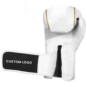 New Arrival Professional Unisex Boxing Gloves High Quality Leather Comfortable Breathable <b>Hook</b> Loop Closure All Sport Gloves - Product Image 6