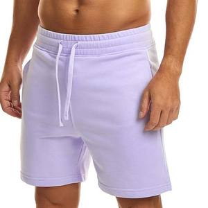Pantalones Cortos de Felpa de Algodón 100% de Alta Calidad para Hombre, Pantalones Deportivos con Cintura Elástica Media en Oferta - Product Image 4