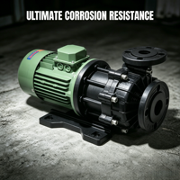 Pompe à eau centrifuge triphasée 4 kW sans fuite, 390 L/min, à entraînement magnétique électrique, résistante aux produits chimiques, OEM pour l'industrie des circuits imprimés