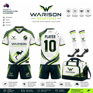 Wholesale Australian Football Uniform Kit With Football Jersey Short Sock And Bag Pack Unisex Soccer Uniform Set - Product Image 4