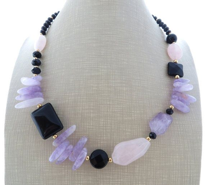 Collier tendance en perles de résine, bijoux fantaisie unisexe, fabrication indienne, cadeau personnalisé, idéal pour fêtes et mariages, style européen - Product Image 3