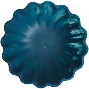 Frutero de Resina Azul Rey Hecho a Mano, Estilo Moderno y Antiguo, con Patrón Sólido, para Servir en el Hogar, Restaurantes y Hoteles - Product Image 2