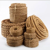 Cuerda Trenzada de Yute Abaca - Ecológica, Alta Resistencia, Resistente a los Rayos UV, Biodegradable, Diámetro Personalizable (6mm-44mm)