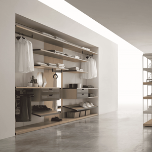 Armario Abierto de Madera Moderno Personalizado JY Project, Mueble de Dormitorio de Lujo en MDF, Gran Capacidad y Durabilidad - Product Image 4