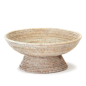 Juego de 2 bandejas de servir de ratán, las más vendidas, OEM, con platos para decoración de mesa, al mejor precio, hechas en Vietnam, al por mayor - Product Image 2