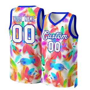 Custom <b>Green</b> Heat Team Basketball Jersey V-Neck Sleeveless Mesh Tank Top Unisex Adult Breathable <b>Silk</b> Screen Printed Polyester - Product Image 5