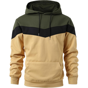 Sweat à capuche en molleton 100% coton pour homme avec poche, respirant et à séchage rapide, design personnalisable, vêtements décontractés d'hiver - Product Image 1