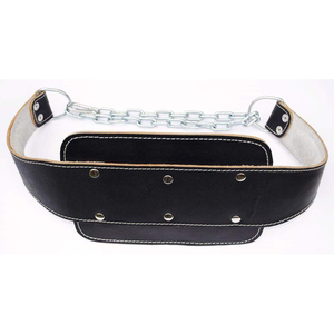 Cinturón de Levantamiento de Pesas de Cuero de 13 mm, el Más Vendido al por Mayor, Cadena Ajustable, Soporte Lumbar Antideslizante, Protección Profesional para - Product Image 1