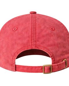 Casquette de baseball en coton délavé rouge, unie, ajustable, unisexe, décontractée, respirante, confortable, personnalisable avec logo, qualité supérieure - Product Image 6