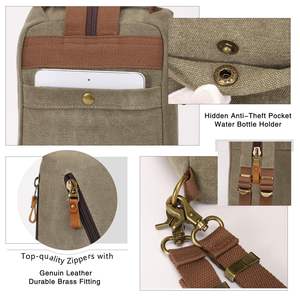 Bolso tipo bandolera de estilo táctico – Mochila de tela resistente para pecho y hombro - Product Image 4