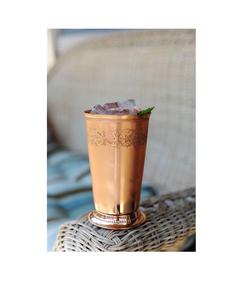 Gobelet en cuivre poli, tasse à boire en métal lisse, verre à boisson traditionnel pour le camping, l'extérieur, la maison, l'hôtel, le restaurant - Product Image 5