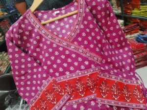 Traje Salwar Kameez Anarkali de Algodón para Mujer, Estampado Ajrakh, Estilo Tradicional, Largo hasta el Tobillo, Corte Regular, Estilo Casual de India y Pakistán - Product Image 3