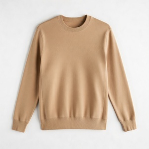 Suéter Casual de Punto para Hombre, Cuello Redondo, Color Sólido, Corte Regular, para Otoño - Product Image 6