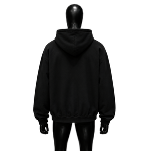 Sudadera con Capucha Negra Informal con Gráficos de Monstruos Abstractos y Estampado de Extraterrestres, Diseño Informal Extra Grande, Gráfico Frontal, Tejido de Algodón, Otoño - Product Image 2