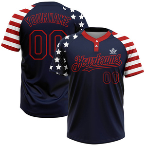 Camiseta de Béisbol Personalizada para Hombre, Sublimada, de Manga Corta, con Botones al Frente, Absorbente de Humedad, Uniforme de Equipo Personalizado para Adultos - Product Image 6