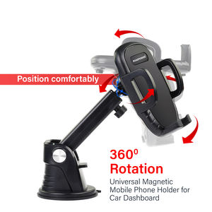 Soporte Magnético para Móvil Roadpower (RP-MH541-BK), Soporte Versátil para Tablero/Parabrisas con Fuerte Succión y Rotación de 360 Grados - Product Image 4