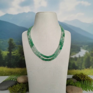 Collar de Crisoprasa Natural Hecho a Mano - 44 cm de Largo, Joyería de Piedras Preciosas Indias al por Mayor - Product Image 3