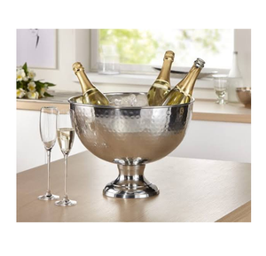 Seau à glace isotherme en acier inoxydable à double paroi, durable, 5L, pour buffet, présentation, boissons fraîches et vin - Product Image 5
