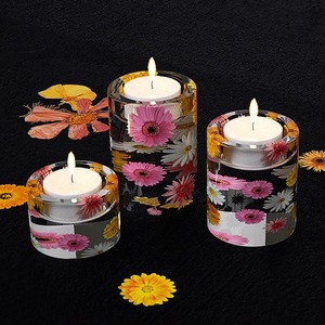 Portavelas de Resina Ecológico Hecho a Mano, Decoración Festiva Navideña para el Hogar y el Jardín, Regalo - Product Image 2