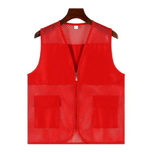 OEM High Visibility Workwear Zipper Reflective Safety <b>Work</b> Vest for Men Hi Vis Safety Vest <b>Stand</b> Collar Quick Dry Reversible - Product Image 1