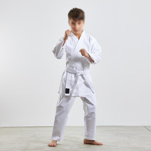 Uniforme de Karate Rosa para Niñas FIVE B, 100% Algodón, Duradero, Teñido Liso, Corte Regular, con Cinturón Negro, Ropa de Artes Marciales para Niños - Product Image 6