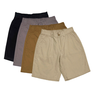 Shorts en coton pour homme personnalisés, couleur unie, longueur genou, avec cordon de serrage à la taille, amples, sportifs, confortables, shorts de sport - Product Image 1
