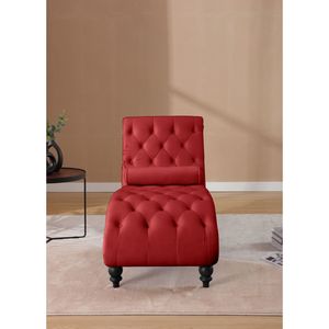 Sillón Reclinable de Madera Maciza Estilo Vintage, Tapizado en Terciopelo Clásico con Adornos de Tachuelas Plateadas y Botones - Product Image 1