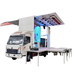 Offre Spéciale HOWO 4X2 Mobile Concert <span class=keywords><strong>Podium</strong></span> Stage Box Truck avec écran LED et système de son Nouvelle transmission manuelle diesel - Product Image 1